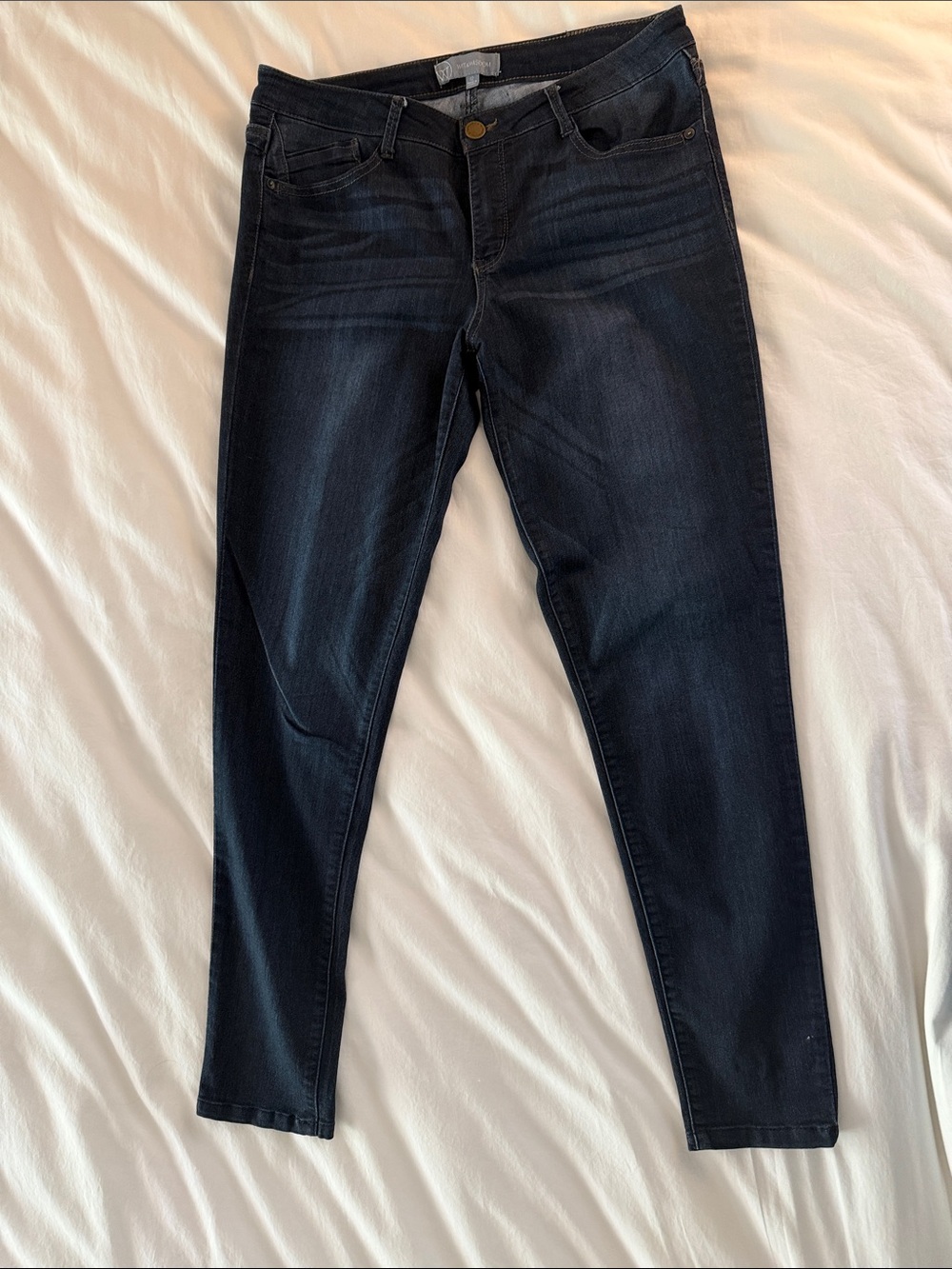 Wit & Wisdom Dark Indigo Skinny Jeggings